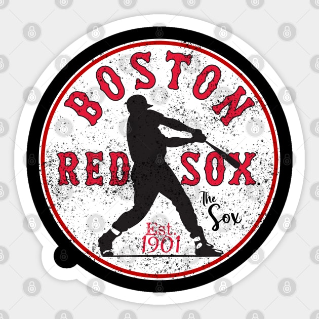 Boston Red Sox Est 1901 Sticker by Folke Fan Cv